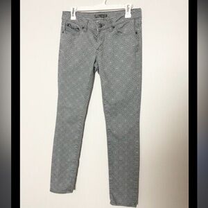PrAna Low Rise Kara Paisley Grey Print Jeans